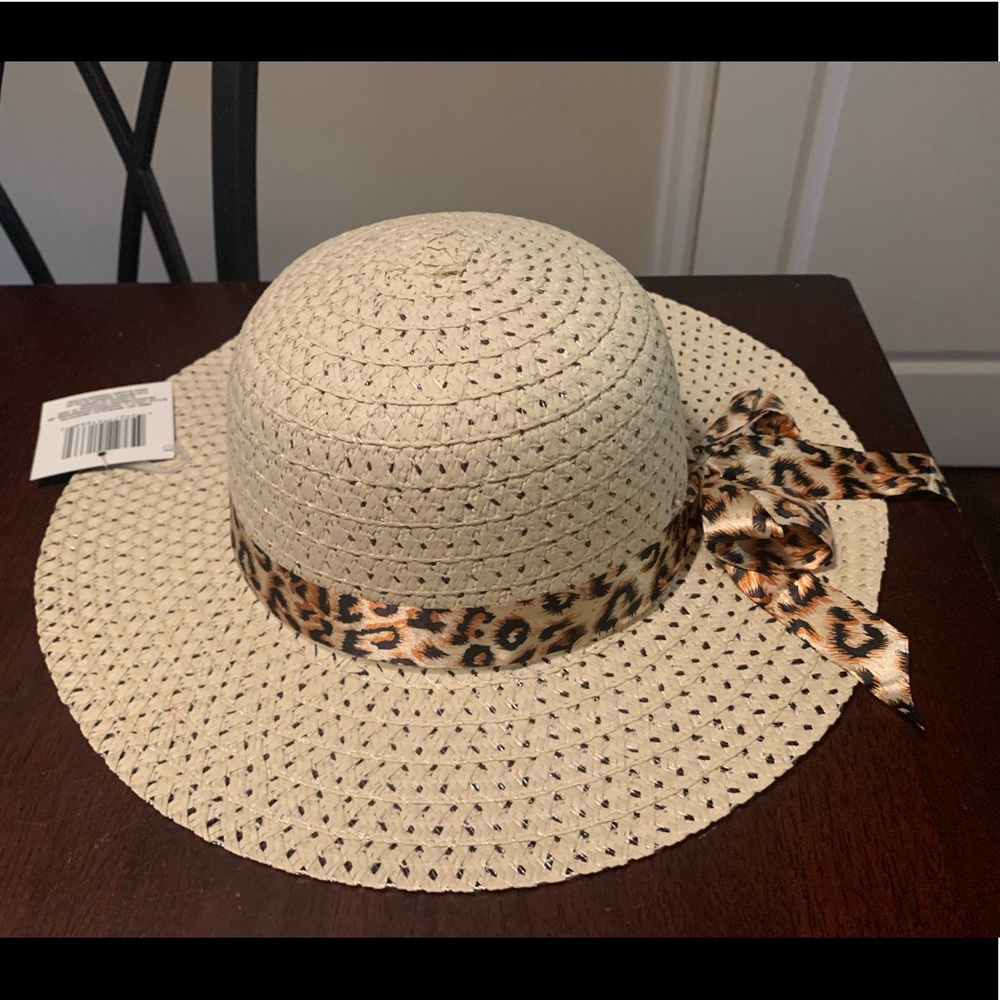 Cheetah Straw Hat